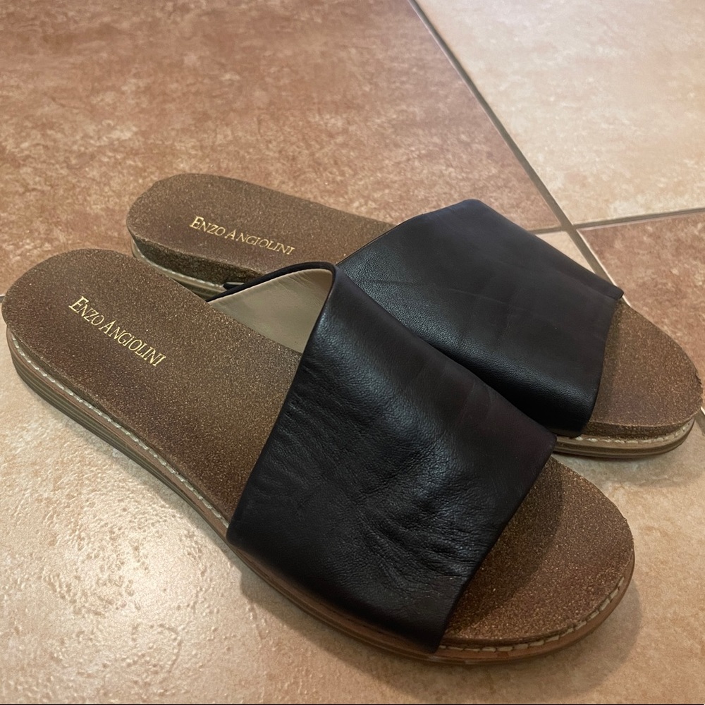Womens black sandals- Enzo Angolini- Dillards